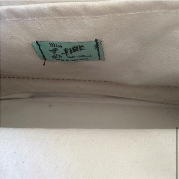 Miss L Fire Purse Textile And Leather Handbag Anthropologie Irregular Choice - Picture 6 of 8